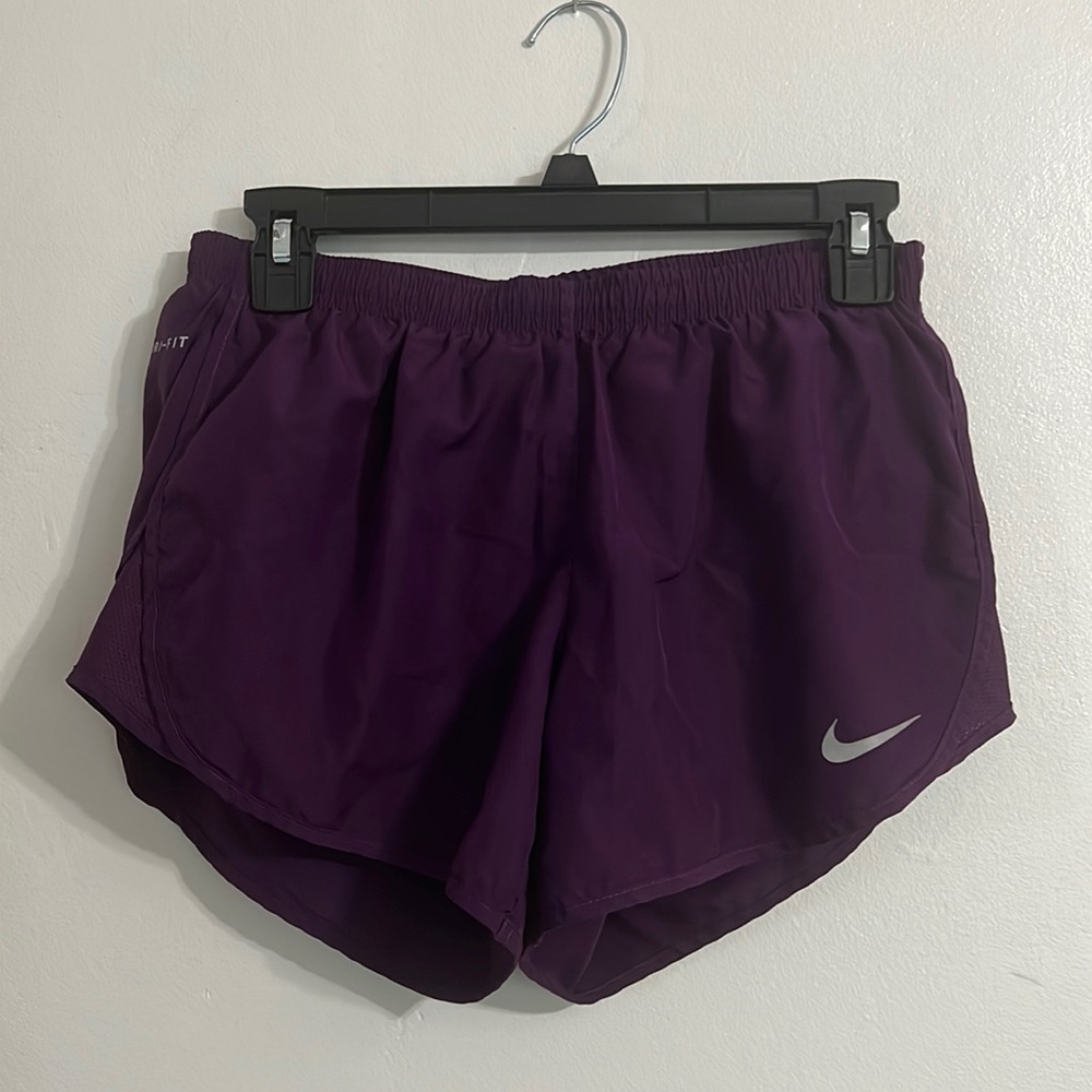 Purple Nike shorts